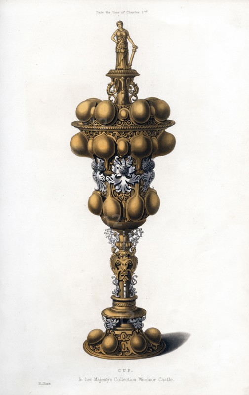 Cup, early 17th century, (1843).Artist: Henry Shaw