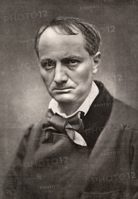 Charles Baudelaire, influential French poet, critic and translator, mid-19th century. Artist: Unknown