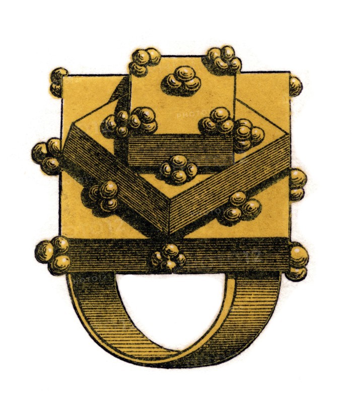 Ring, (1843).Artist: Henry Shaw