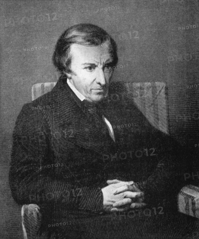 Hughes Felicite Robert de Lamennais, French philosophical and political writer, 19th century.Artist: Lecomte