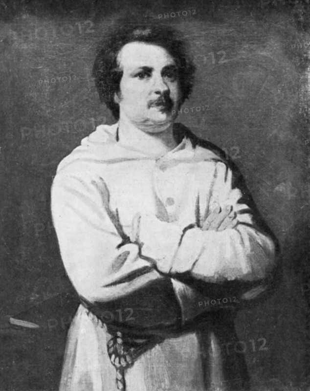 Honore de Balzac, French novelist and literary critic. Artist: Unknown