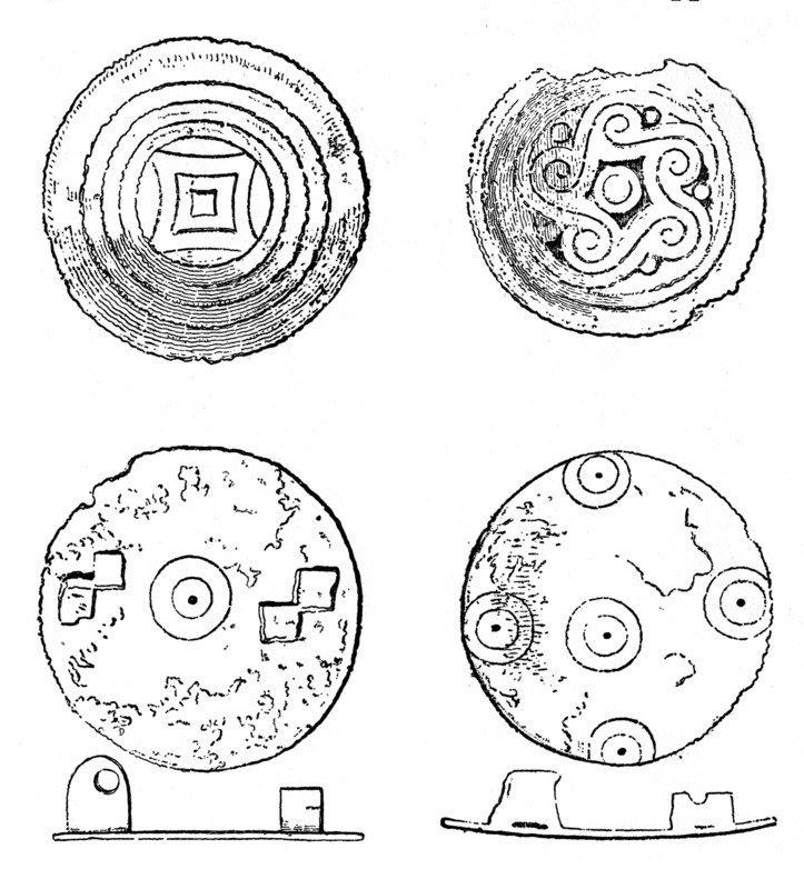 Saxon fibulae, (1910). Artist: Unknown