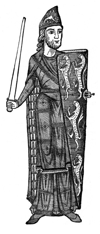 Geoffrey Plantagenet, Count of Anjou, mid-12th century, (1910). Artist: Unknown