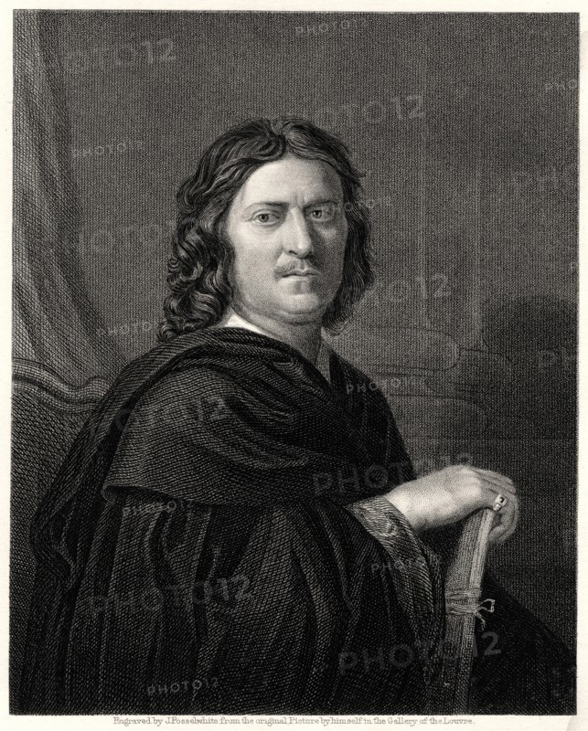 'Poussin', 19th century. Artist: James Posselwhite