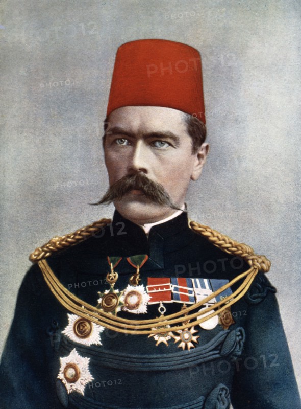 Horatio Herbert Kitchener, 1st Earl Kitchener, British Field Marshal, diplomat and statesman, 1902.Artist: G Lekegian