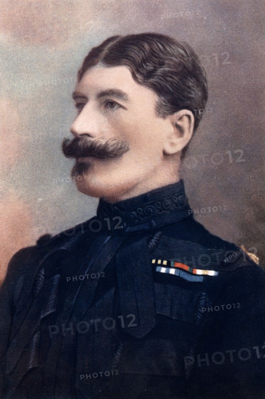 Major-General John Brabazon, commanding Imperial Yeomanry, South Africa, 1902. Artist: HW Barnett