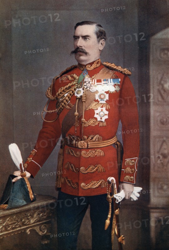 Lieutenant-General Sir Baker Creed Russell, commanding Southern District, 1902.Artist: Maull & Fox