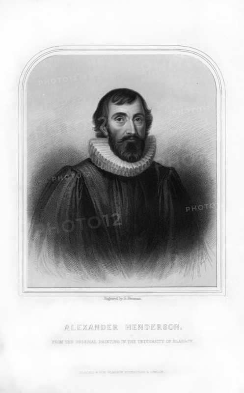 Alexander Henderson, Scottish theologian, (1870).Artist: S Freeman