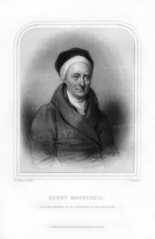 Henry Mackenzie, Scottish novelist and miscellaneous writer, (1870).Artist: S Freeman