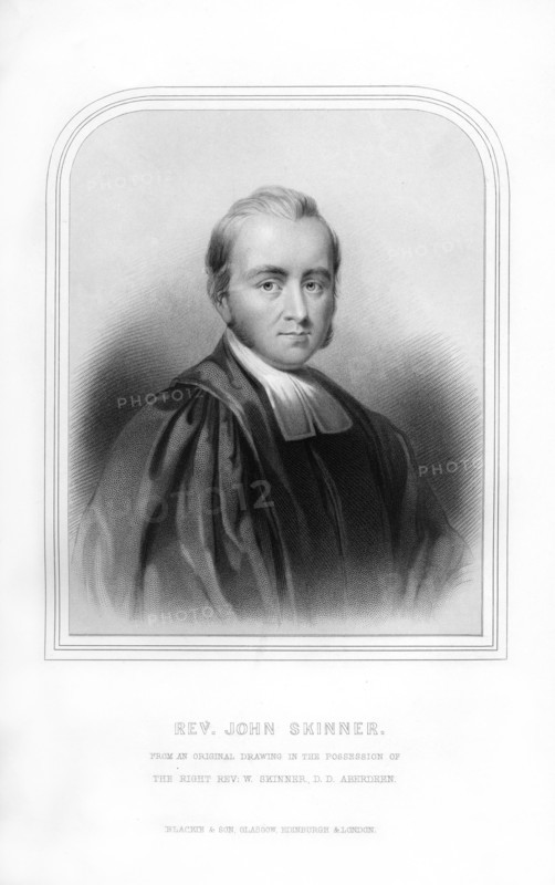 Reverend John Skinner, Scottish historian and songwriter, (1870). Artist: Unknown