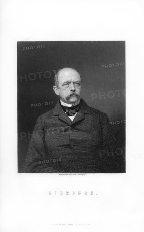 Otto von Bismarck, Duke of Lauenburg, German statesman, 1893.Artist: W Holl