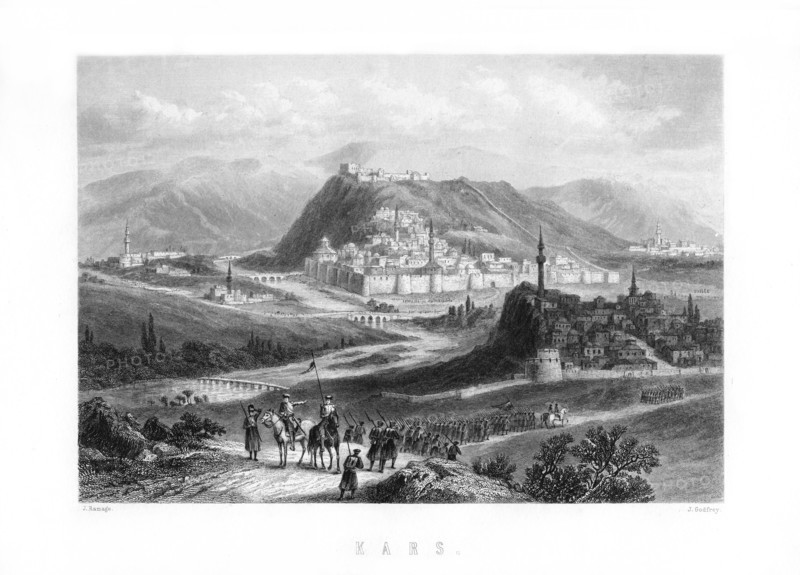 Kars, a city in northeast Turkey, 1893.Artist: J Godfrey