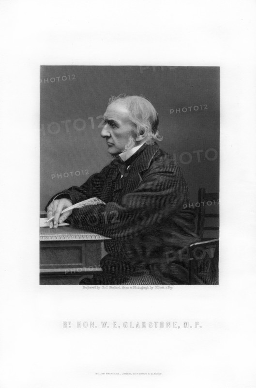 William Ewart Gladstone, British Liberal Party statesman and Prime Minister, 1893.Artist: George J Stodart