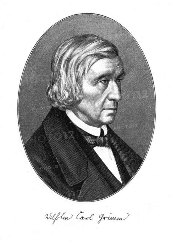Wilhelm Carl Grimm, German author, 1887. Artist: Unknown