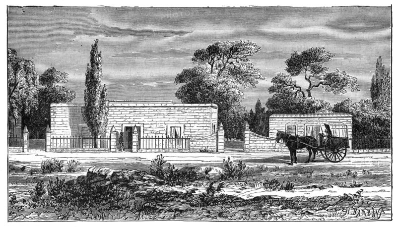 House of a rich Boer, South Africa, c1890. Artist: Unknown