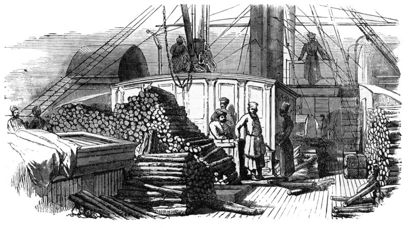 A steamboat on the Volga, Russia, c1890. Artist: Unknown