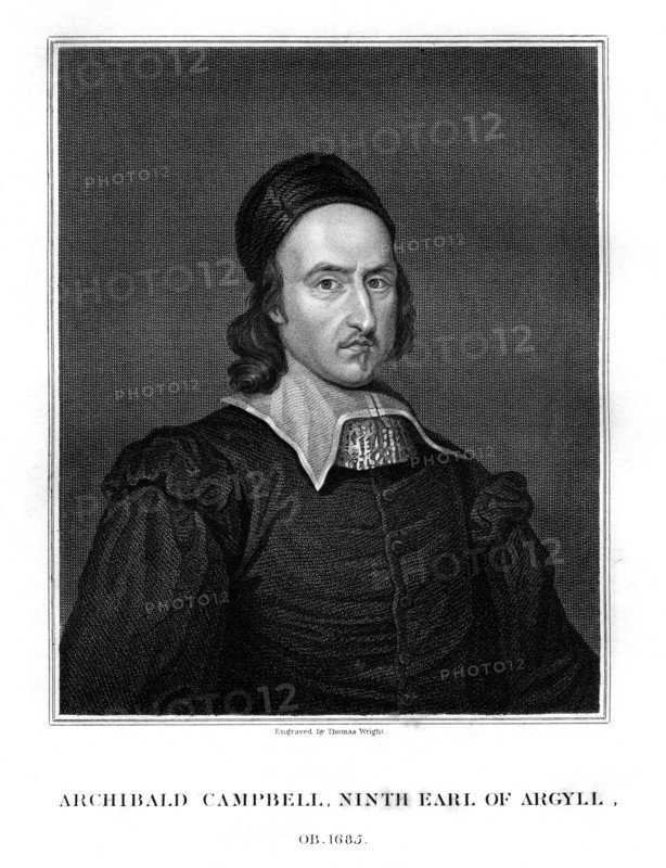 Archibald Campbell, 9th Earl of Argyll, statesman, (1828).Artist: Thomas Wright