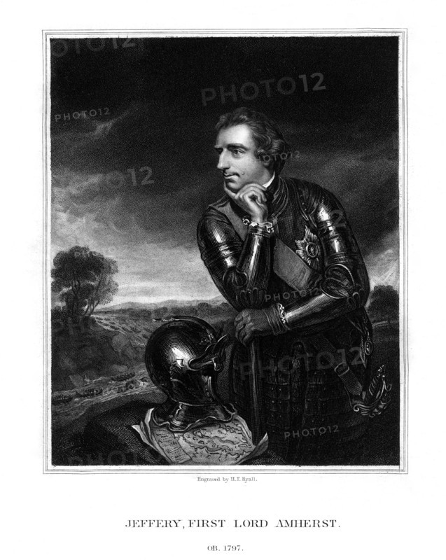 Jeffery Amherst, 1st Baron Amherst, Commander-in-Chief of the British Army, (1832).Artist: Henry Thomas Ryall