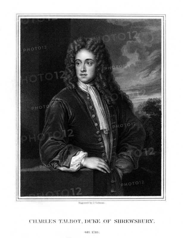 Charles Talbot, 1st Duke of Shrewsbury, British politician, (1831). Artist: J Cochran