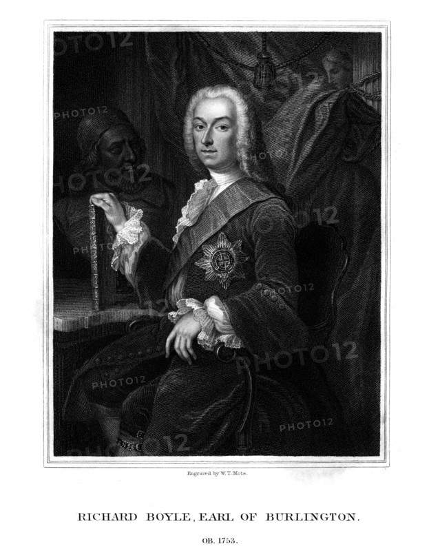 Richard Boyle, 3rd Earl of Burlington, English patron of the arts, (1831).Artist: WT Mote
