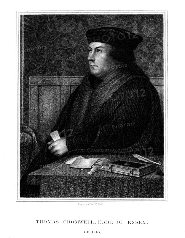 Thomas Cromwell, 1st Earl of Essex, English statesman, (1823).Artist: W Holl