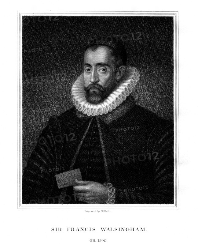 Sir Francis Walsingham, spymaster of Queen Elizabeth I, (1824).Artist: W Holl