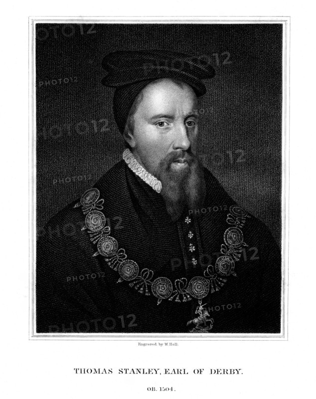 Thomas Stanley, 1st Earl of Derby, English nobleman, (1827).Artist: W Holl
