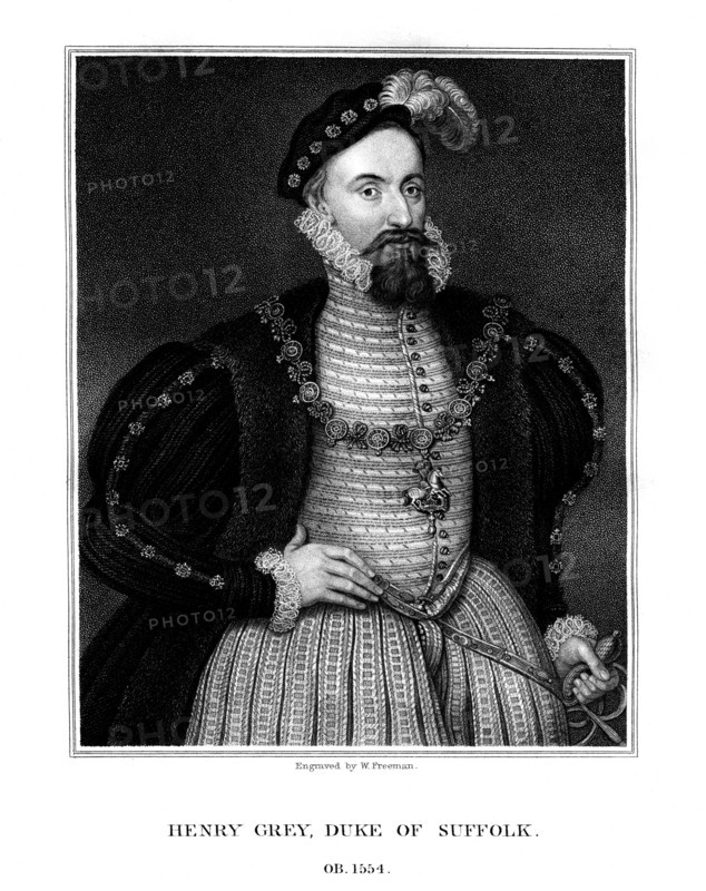 Henry Grey, 1st Duke of Suffolk, English nobleman, (1826).Artist: W Freeman