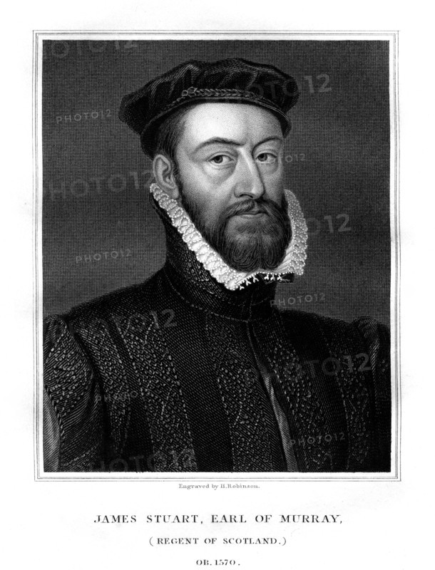 James Stewart, 1st Earl of Moray, Regent of Scotland, (1827).Artist: H Robinson