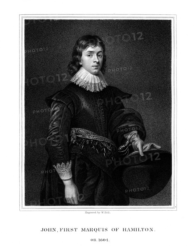 John Hamilton, 1st Marquess of Hamilton, (1825).Artist: W Holl
