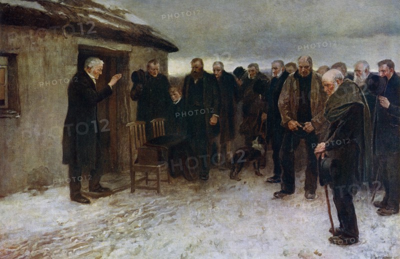 'A Highland Funeral', 1882, (1912).Artist: Sir James Guthrie