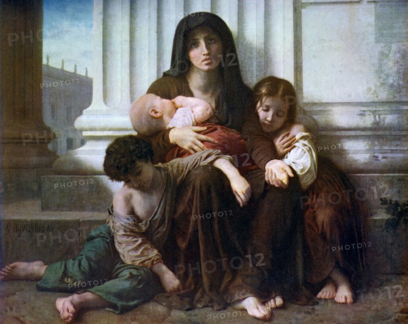 'Charity or The Indigent Family', 1865, (1912).Artist: William-Adolphe Bouguereau