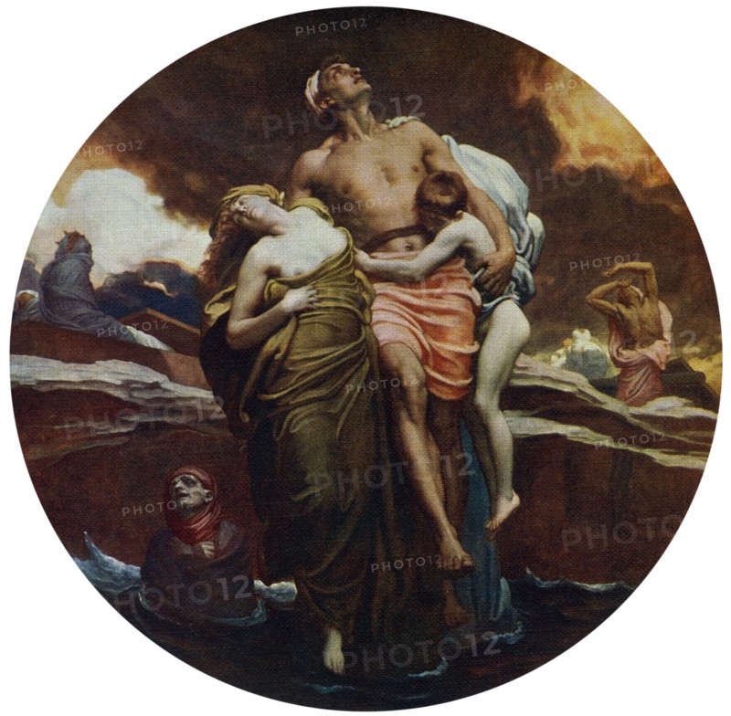 'And the Sea Gave Up the Dead Which Were in It', exhibited 1892, (1912).Artist: Frederic Leighton