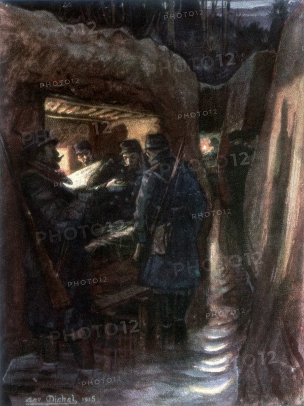 'The commander, Cagna, France', 1915, (1926).Artist: Michel