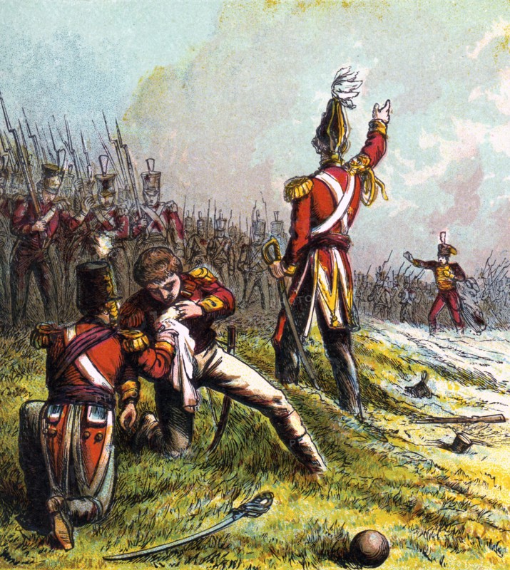 'Death of Sir John Moore, 1809', (c1850s). Artist: Unknown