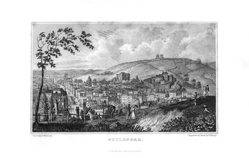 Guildford, Surrey, 1829.Artist: J Shury
