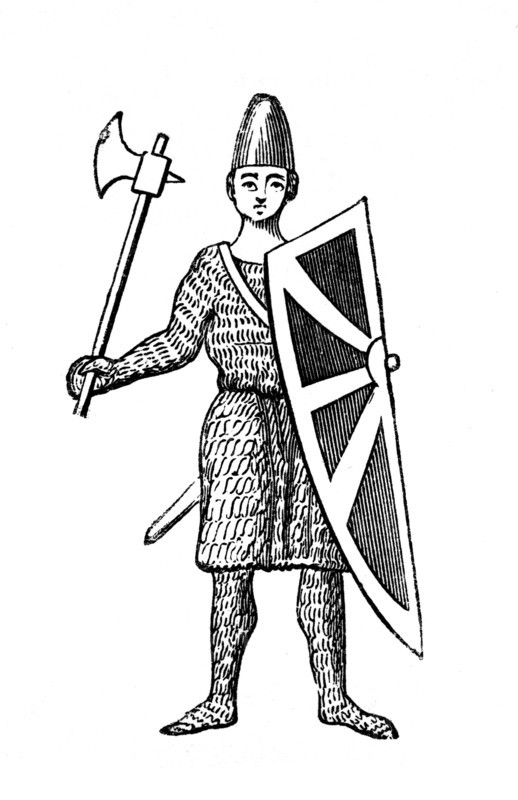 John Lackland, as represented on his seal, 12th century, (1870). Artist: Unknown