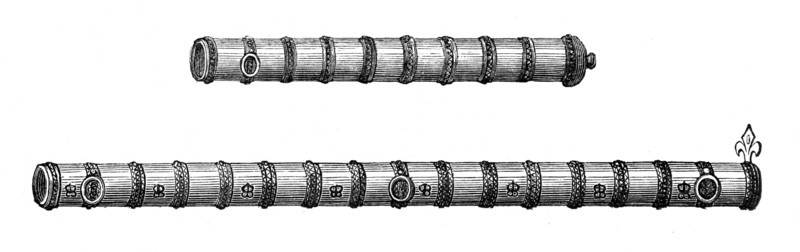 Earliest models of cannon, the Tower of London, (1870). Artist: Unknown
