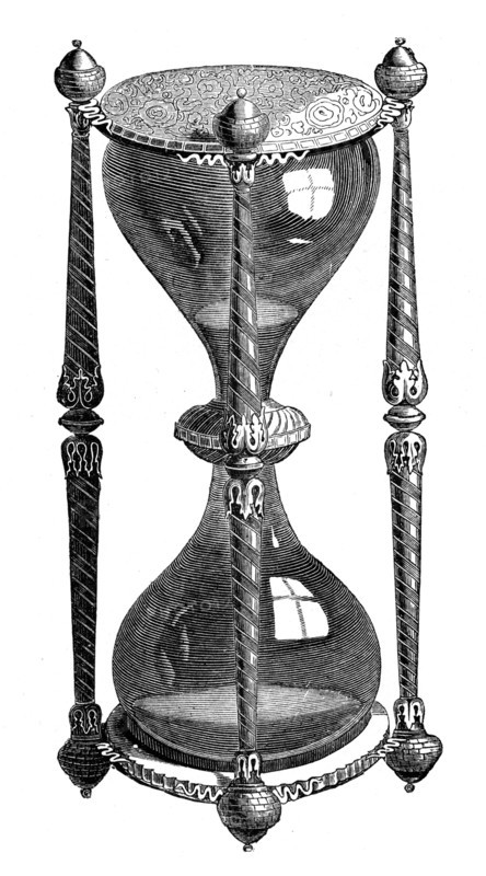 A French hour glass, 16th century, (1870). Artist: Unknown