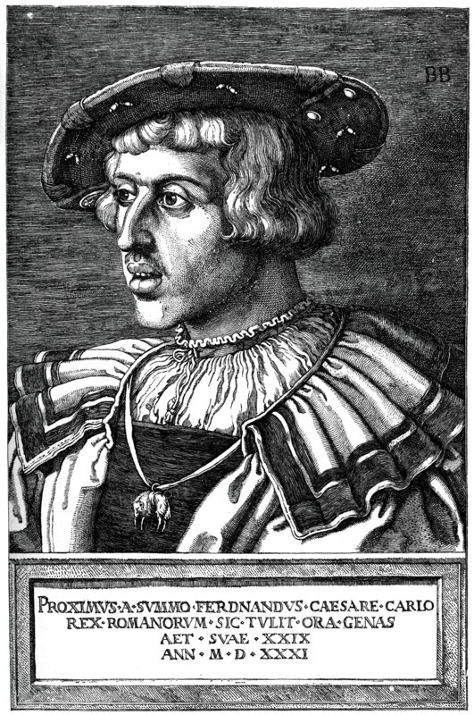 Ferdinand I, 1531, (1870). Artist: Benham
