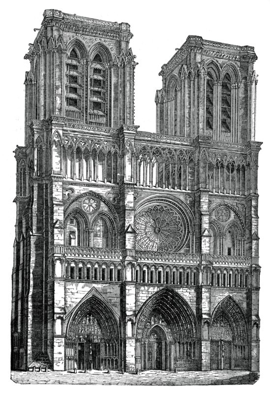 Notre Dame, Paris, (1870). Artist: Unknown