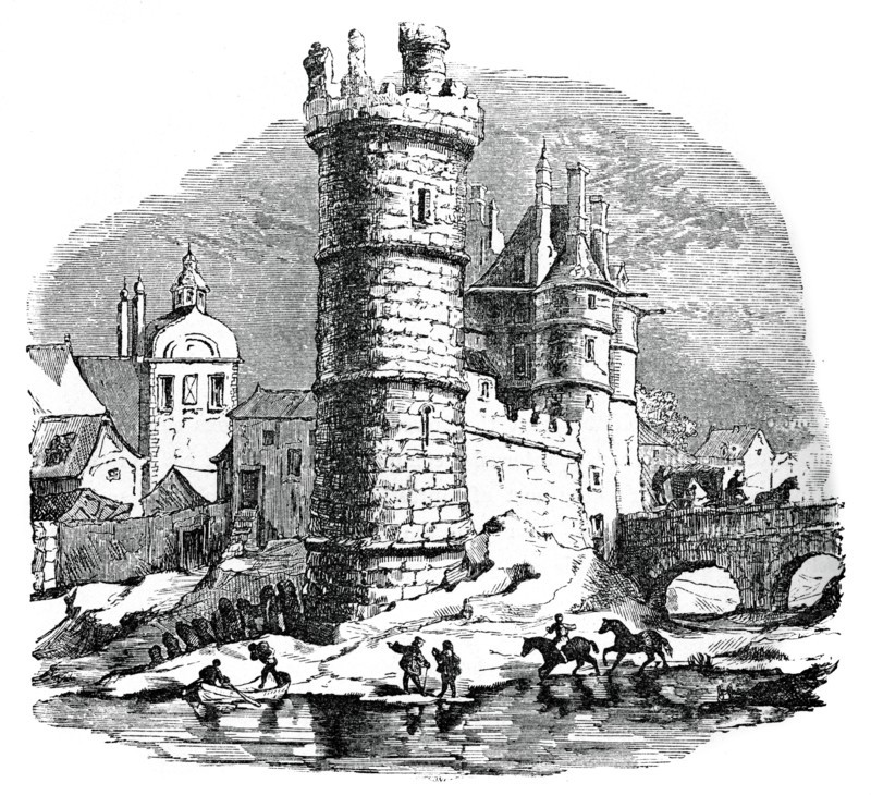 Tour de Nesle, Paris, 17th century, (1870). Artist: Unknown