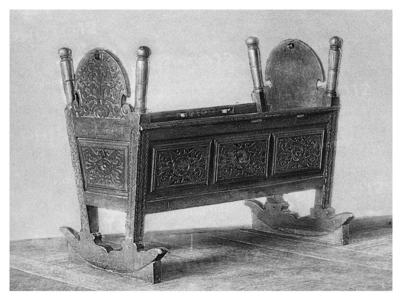 Queen Elizabeth I's cradle, (1896). Artist: Boussod, Valadon & Co