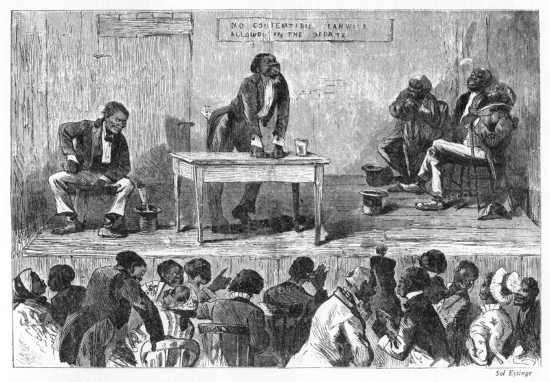 'Blackville', 1878.Artist: Solomon Eytinge