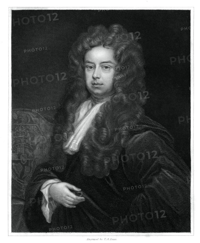 John Somers, 1st Baron Somers, Lord High Chancellor of England, (1833).Artist: TA Dean