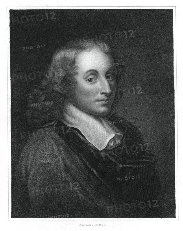 Blaise Pascal, French philosopher, mathematician, physicist and theologian, (1833). Artist: H Meyer