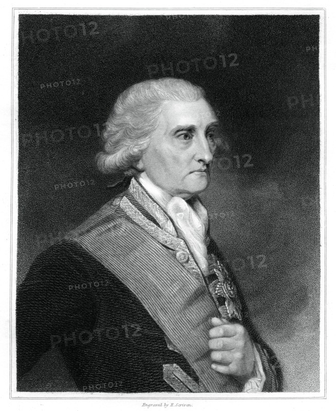 George Brydges Rodney, 1st Baron Rodney, British naval officer, (1833).Artist: E Scriven