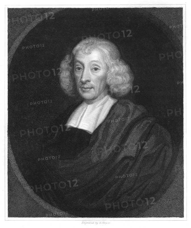 John Ray, English naturalist, (1833).Artist: H Mayer