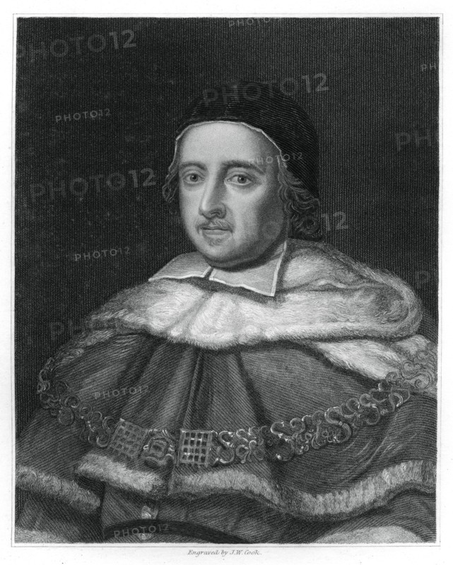 Sir Matthew Hale, Lord Chief Justice of England, (1834).Artist: J W Cook