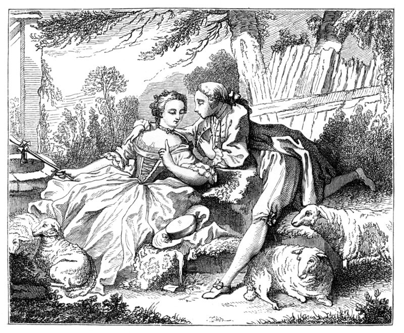 A Shepherdess, (1885). Artist: Unknown